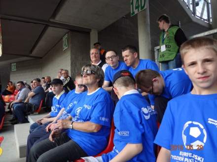 Osoby niepełnosprawne na 35. kolejce piłkarskiej ekstraklasy